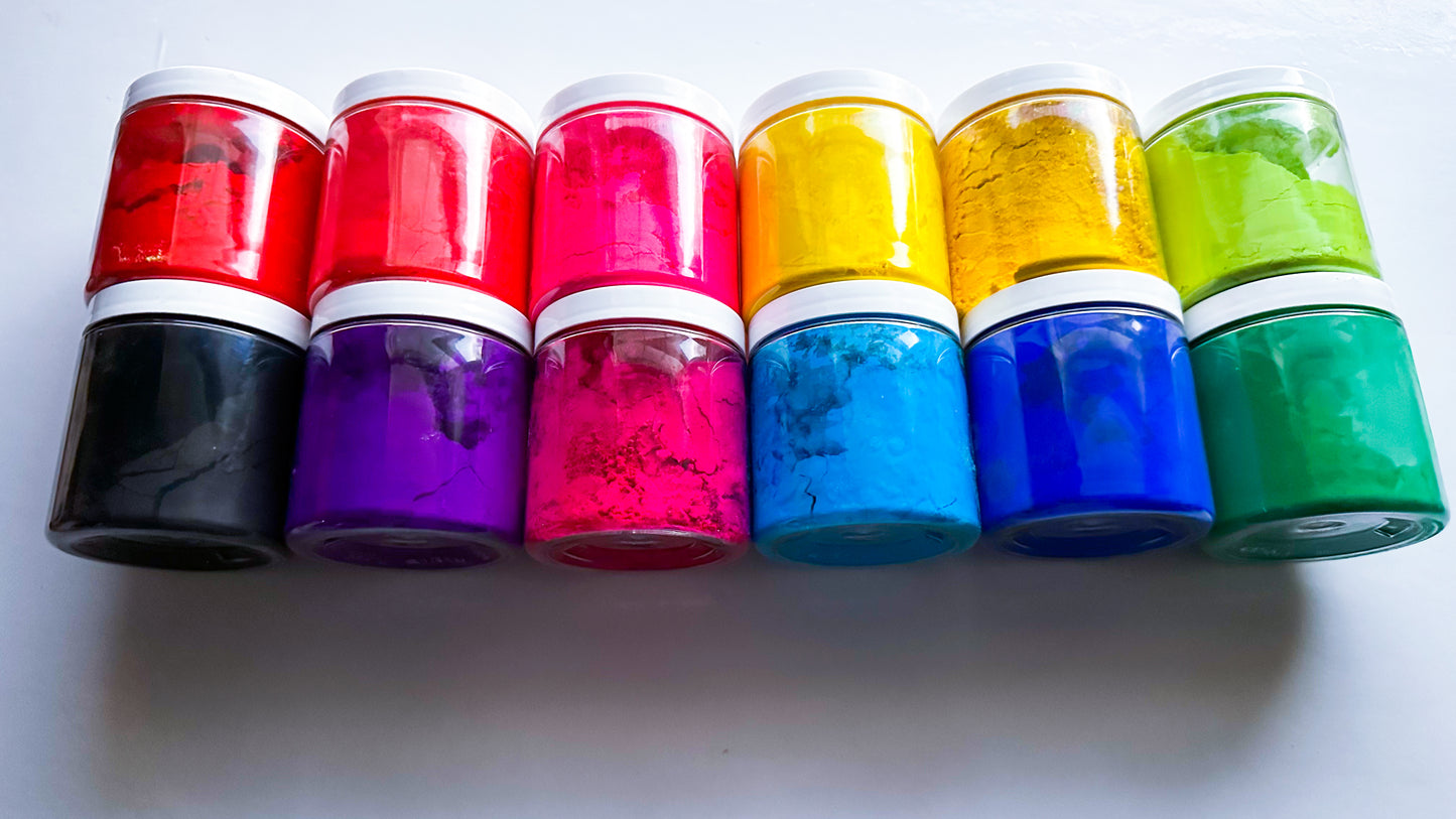 Color Powder Jars