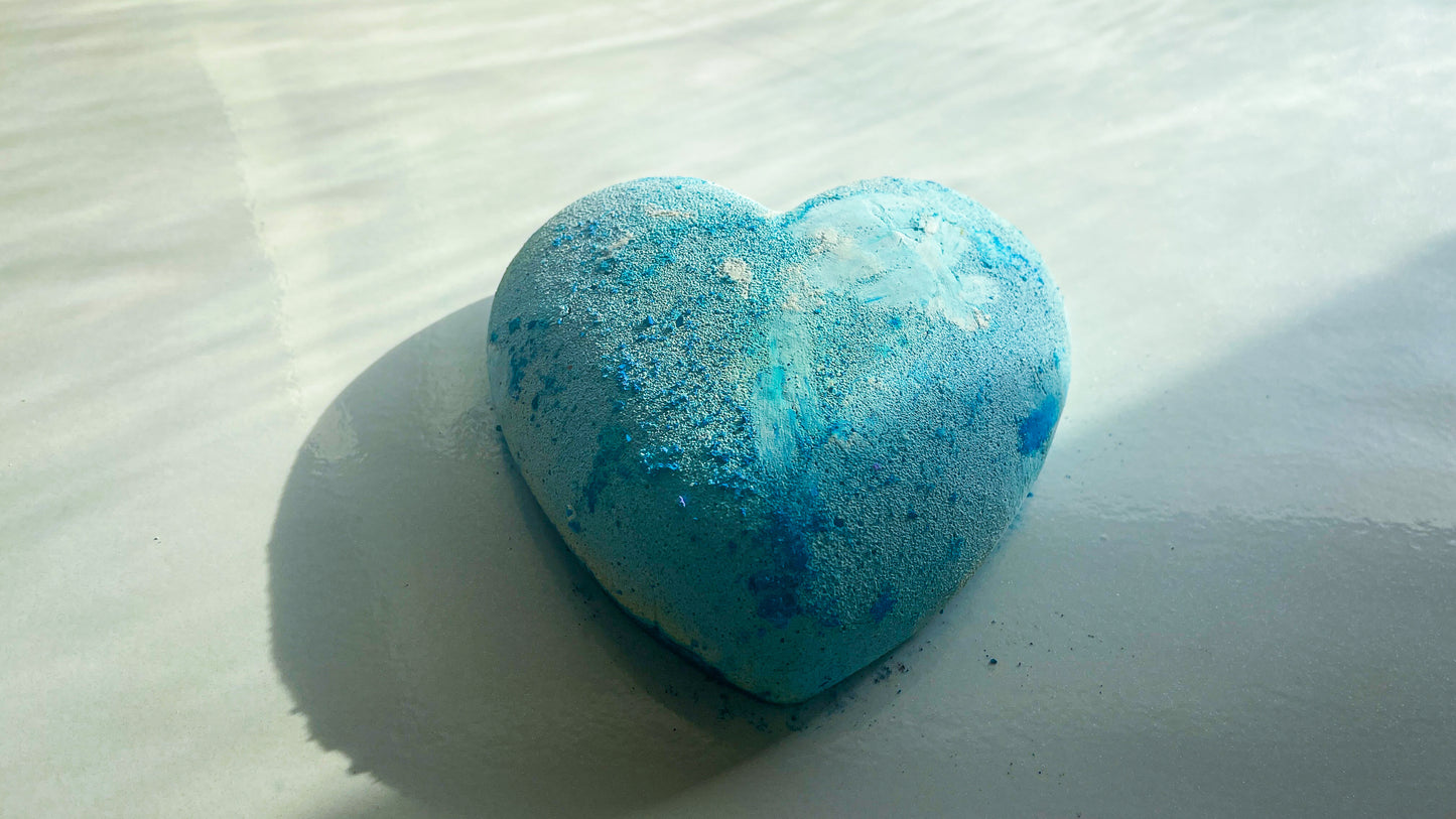 Sky Dream Blue Medium 3D Heart