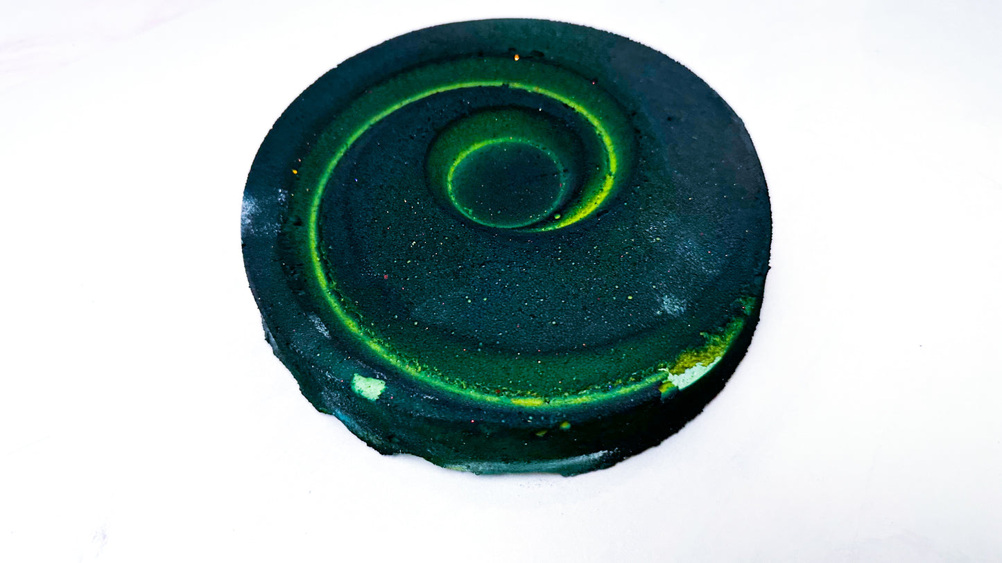 Highly Pigmented Green Large Spiral Slab *J.Asmr.Marie Reform*