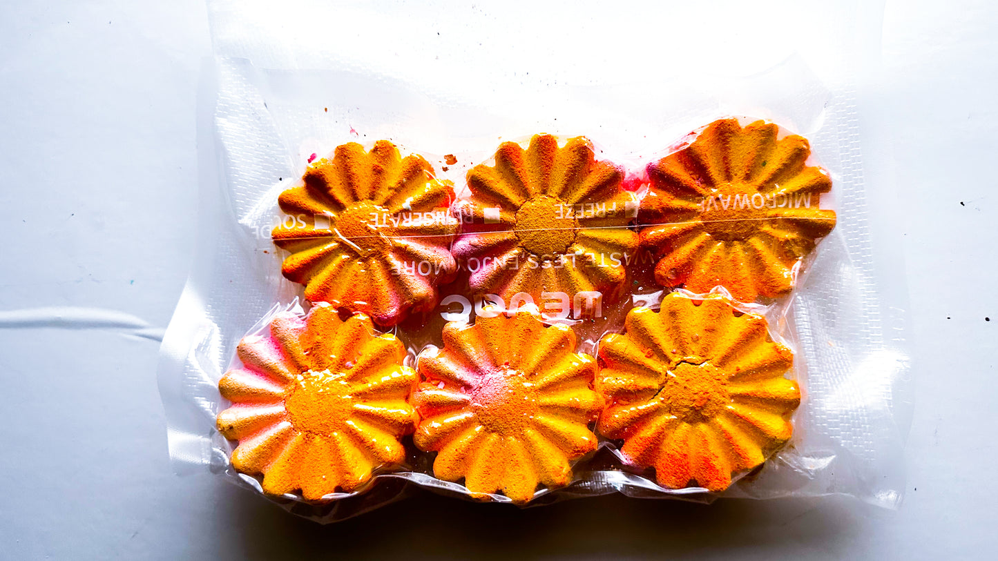 Strawberry Lemonade Burst Flowers ( Set of 6)