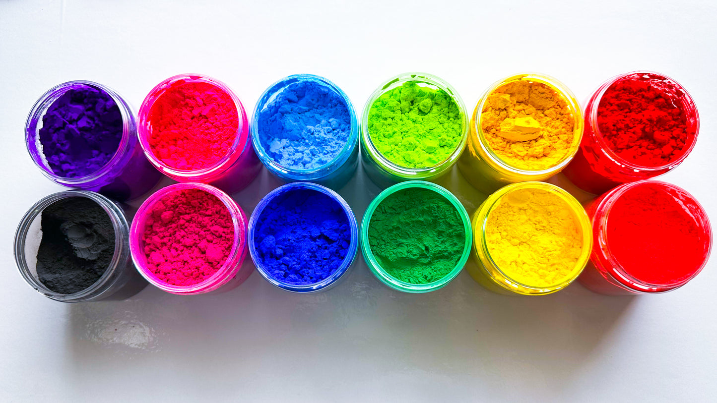 Color Powder Jars