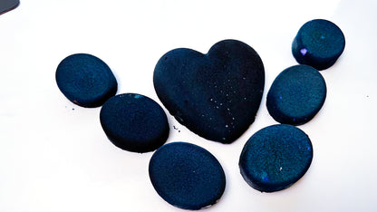 Blue Supreme 3D Medium Heart and Ovals (Set of 7 J.Asmr.Marie Reforms)