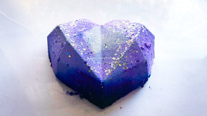 Extra Large Glitter Galaxy 3D Heart