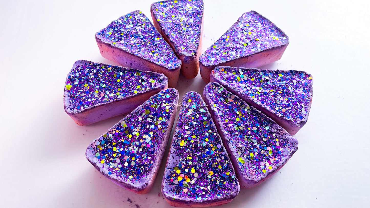 Purple Dazzle Triangles (Set of 8)