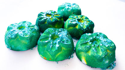 Green Goblin’s Round Glitter Flowers (Set of 6)