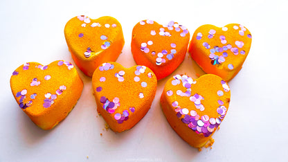 Lemon Circus Cookie Hearts (Set of 6)