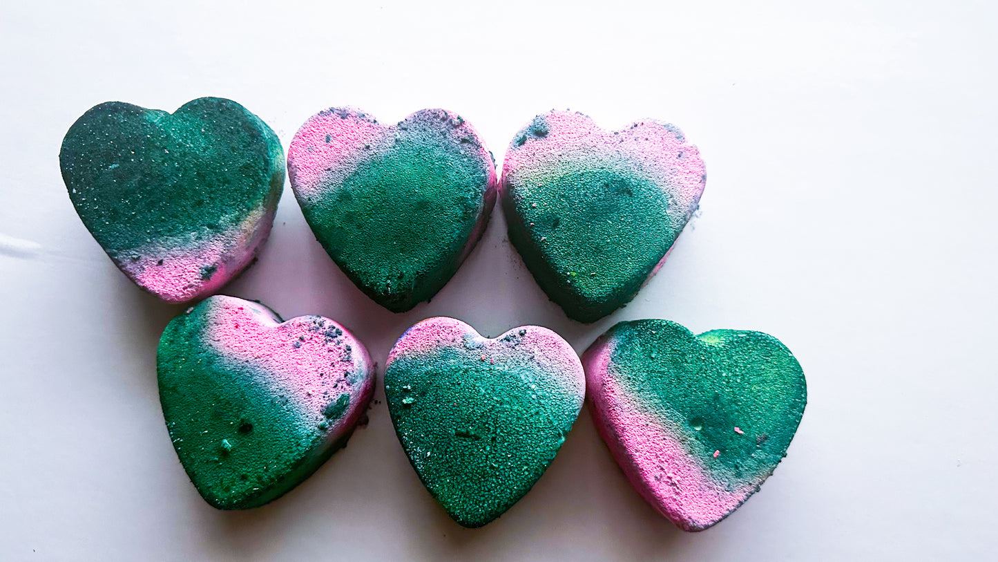 Green Berry Hearts (Set of 6)