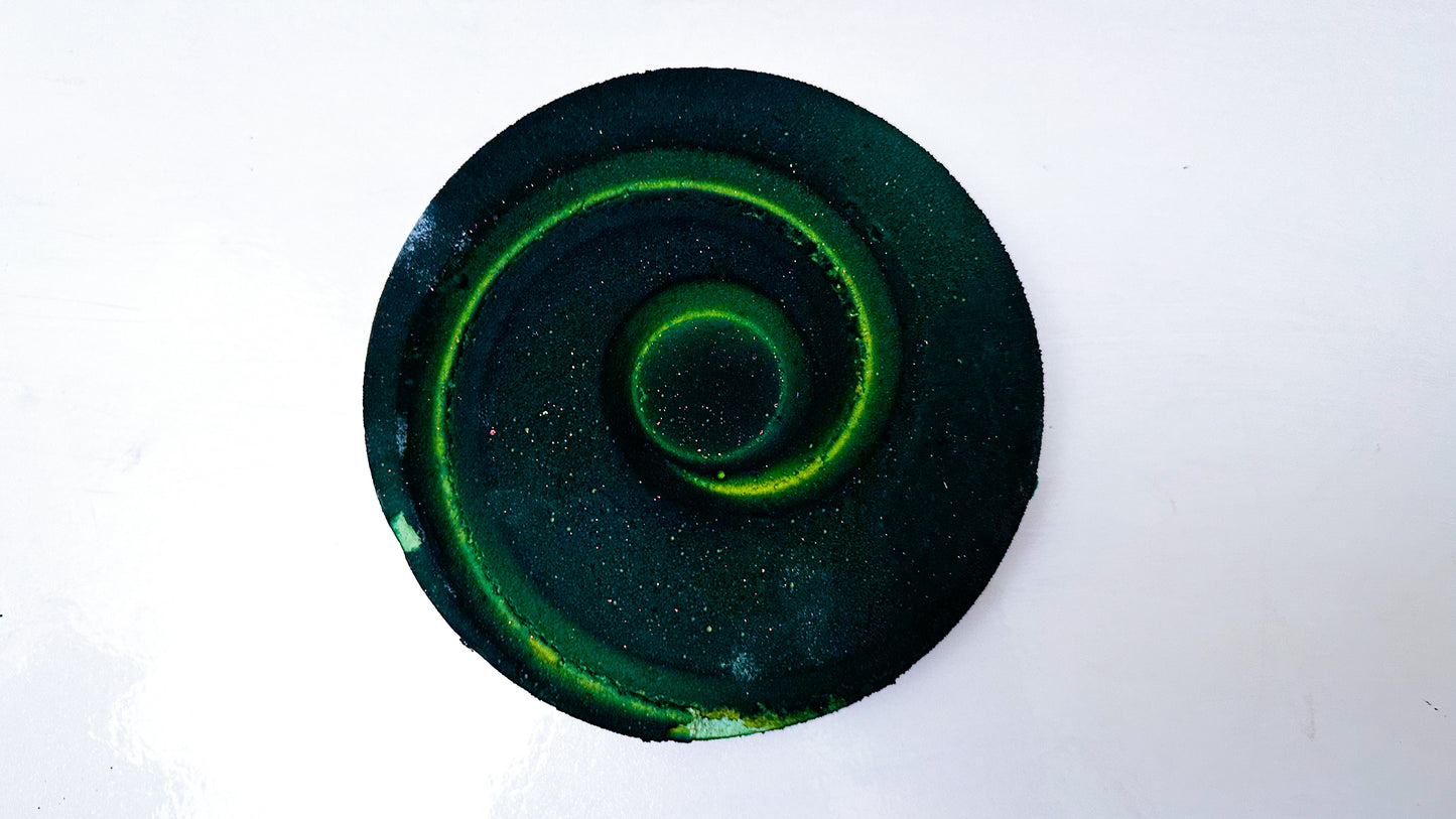 Highly Pigmented Green Large Spiral Slab *J.Asmr.Marie Reform*