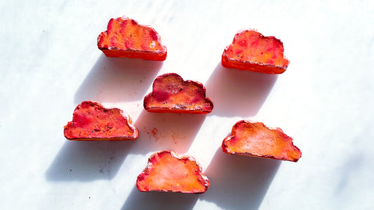 Dusty Sienna Clouds * Set of 6*