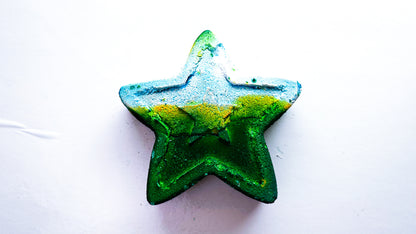 Green Burst 3D Star