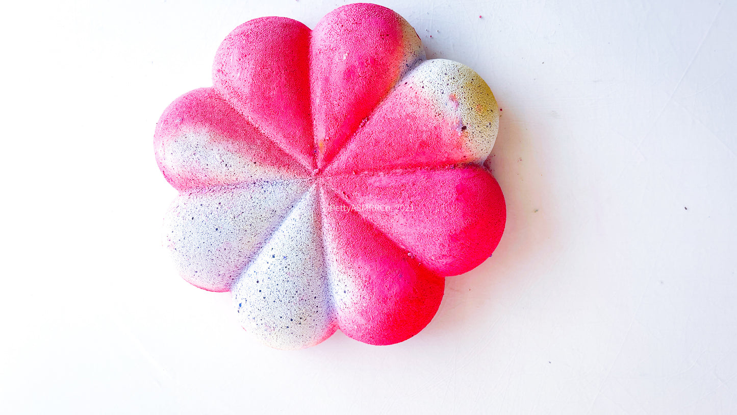 Pink Marshmallow Spiral Bun