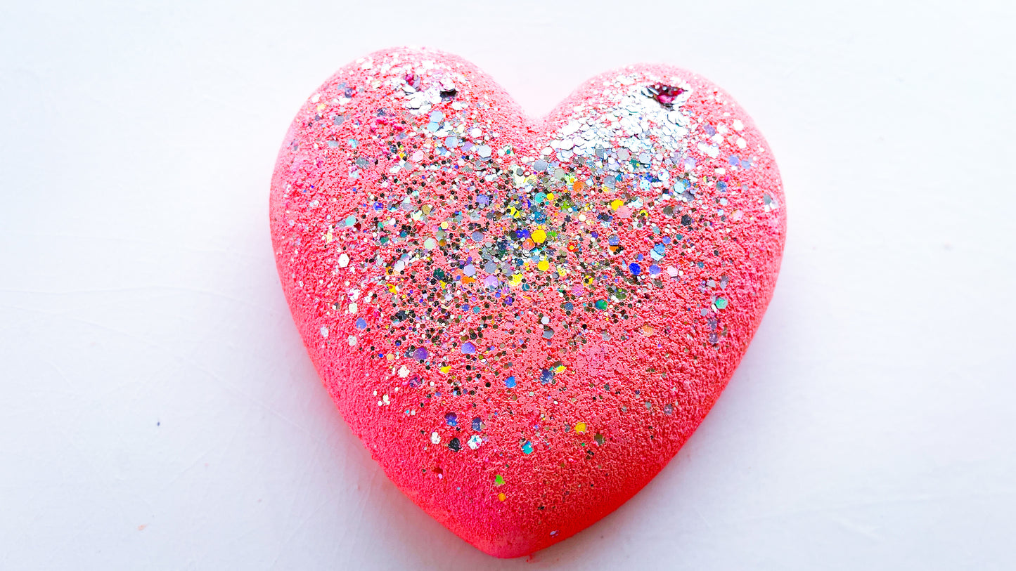 Pink Disco 3D Heart