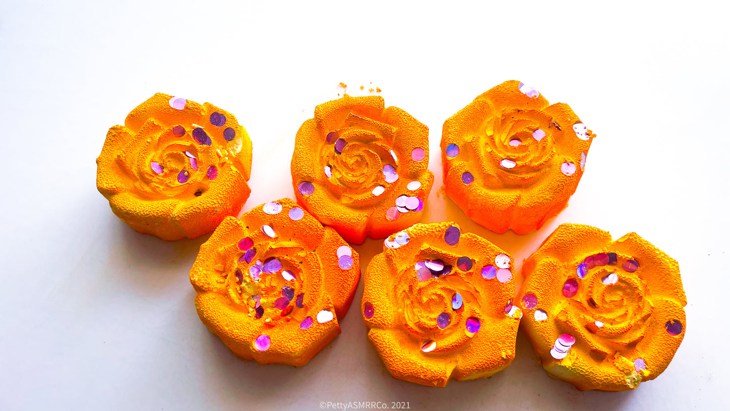 Lemon Circus Cookie Roses (Set of 6)