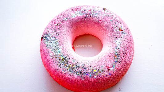 Extra Large Pink Disco Donut