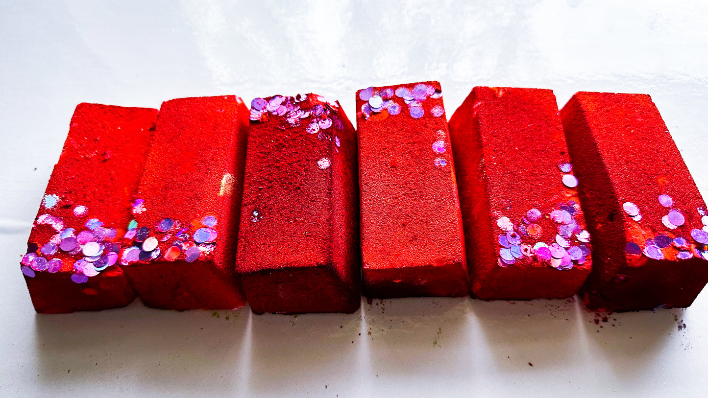 Ruby Red RGC Bars * Set of 6 *