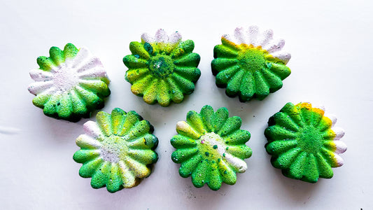 Green Burst Sun Flowers (Set of 6)