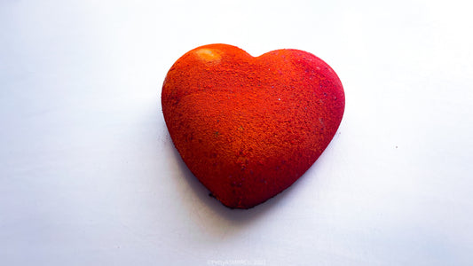 Burned Orange 3D Heart