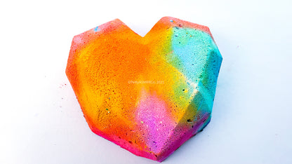 Extra Large 3D Rainbow Pride Heart