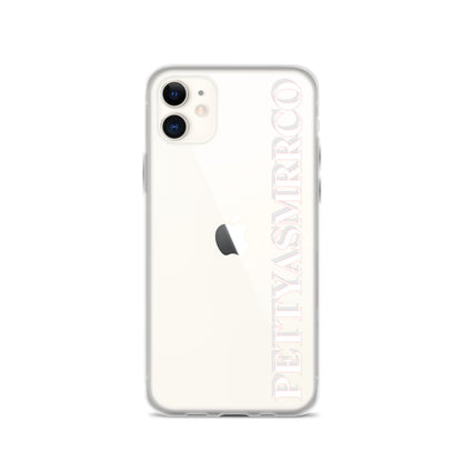 PettyASMRRCo Clear iPhone Case