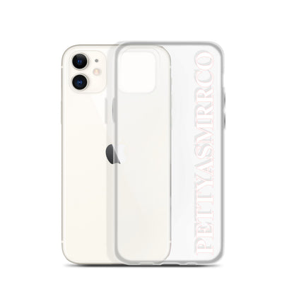 PettyASMRRCo Clear iPhone Case