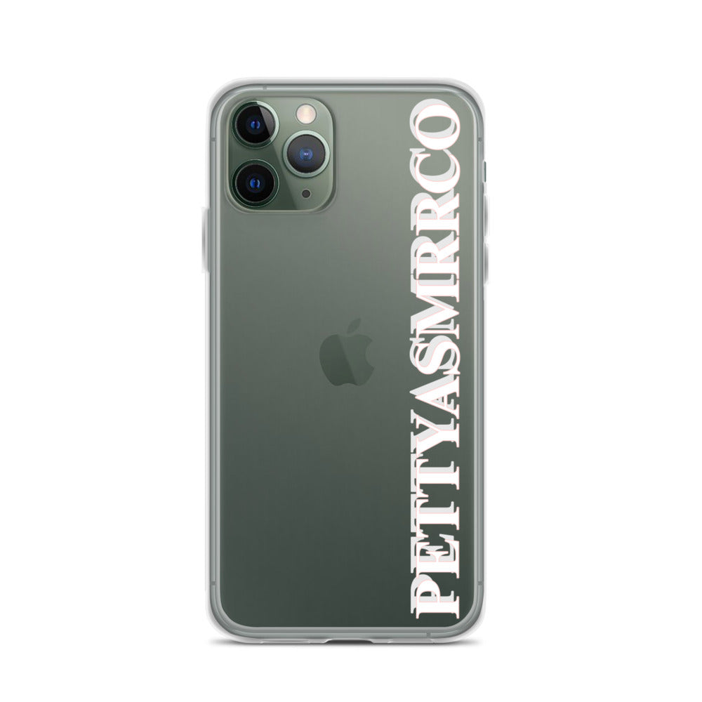 PettyASMRRCo Clear iPhone Case