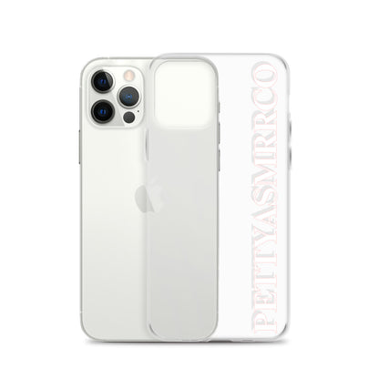 PettyASMRRCo Clear iPhone Case