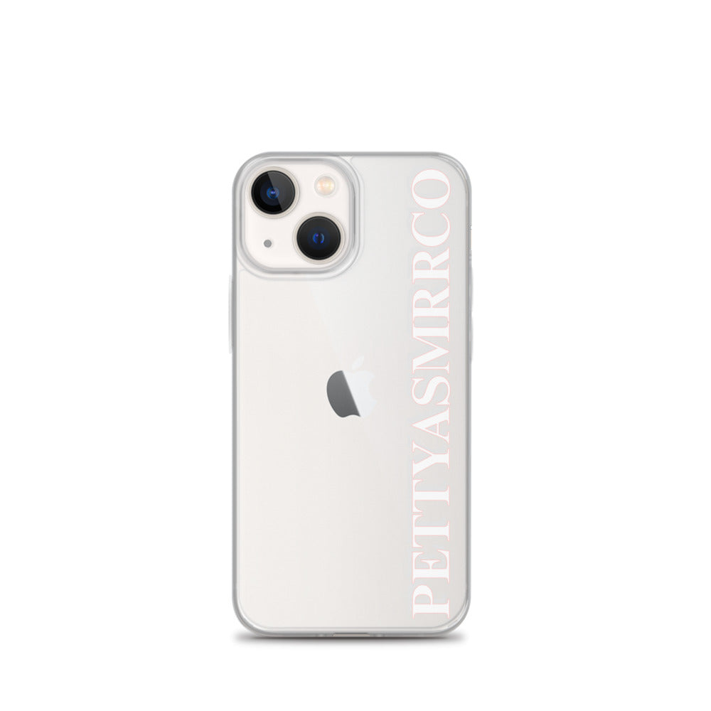 PettyASMRRCo Clear iPhone Case