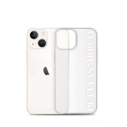 PettyASMRRCo Clear iPhone Case