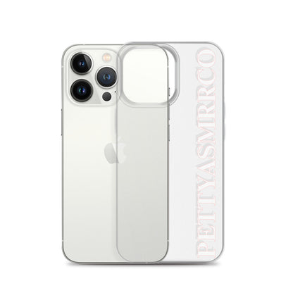 PettyASMRRCo Clear iPhone Case