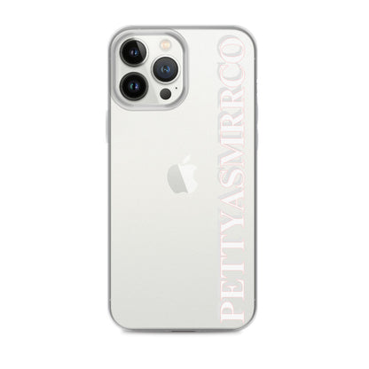 PettyASMRRCo Clear iPhone Case