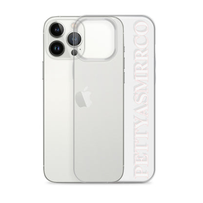 PettyASMRRCo Clear iPhone Case