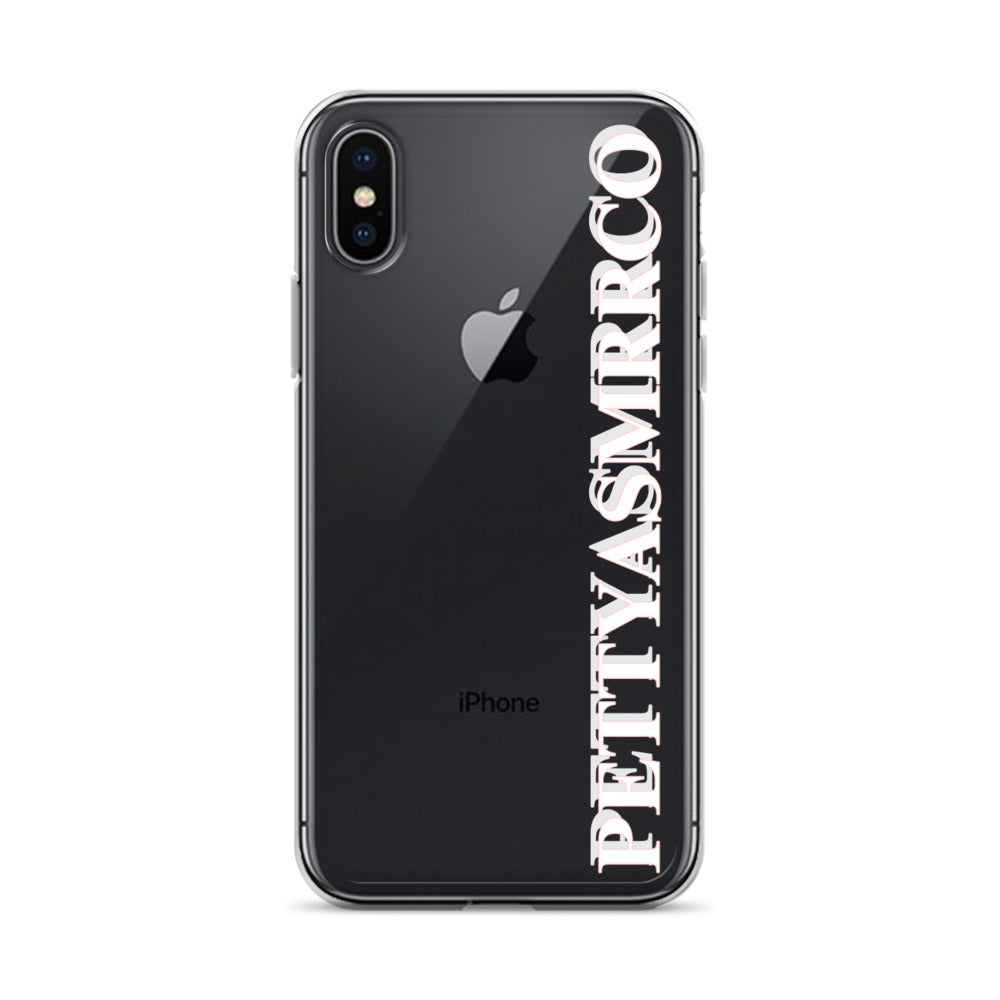 PettyASMRRCo Clear iPhone Case