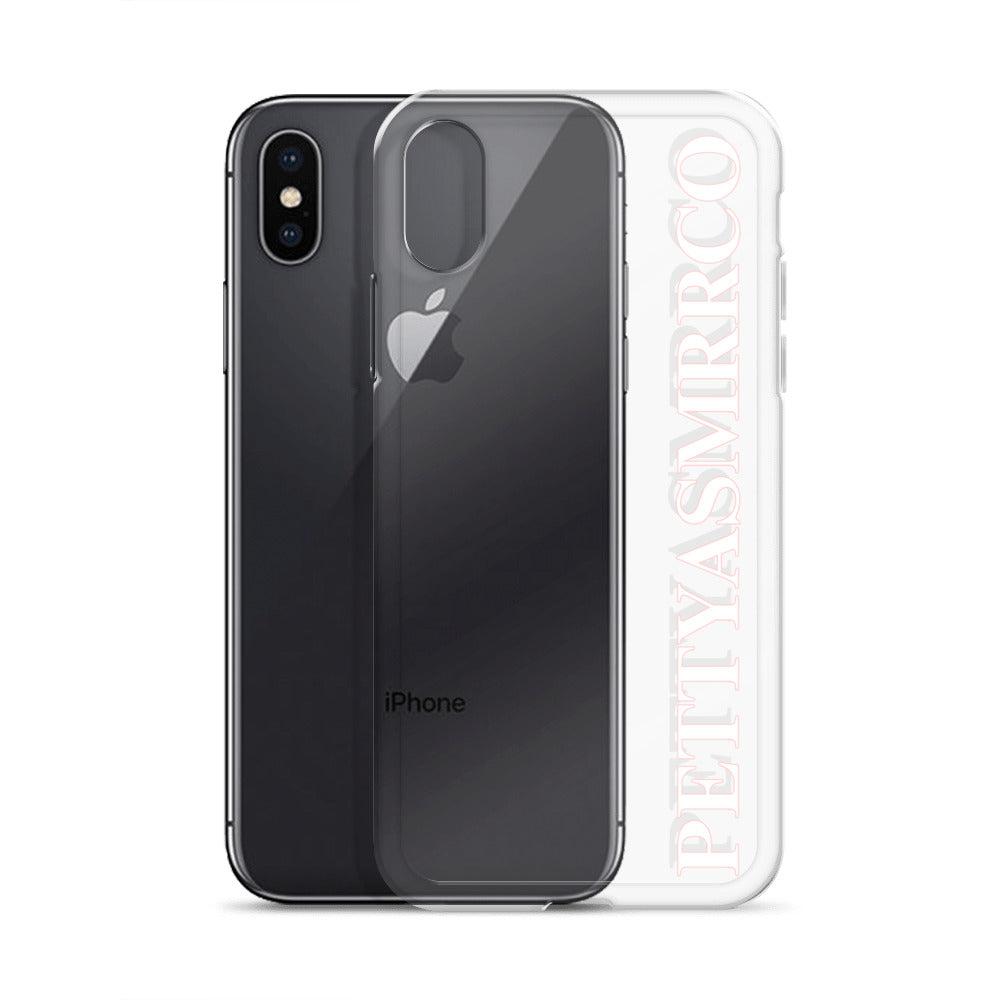 PettyASMRRCo Clear iPhone Case