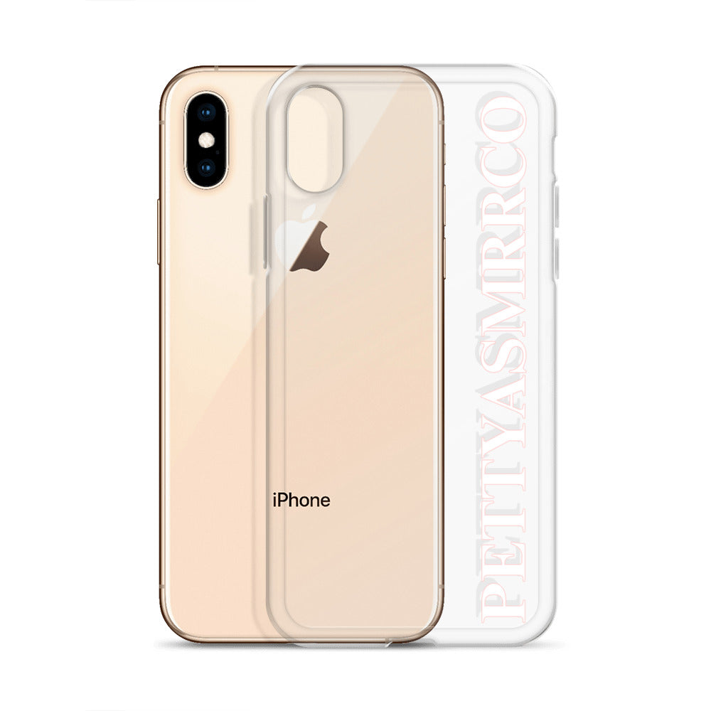 PettyASMRRCo Clear iPhone Case