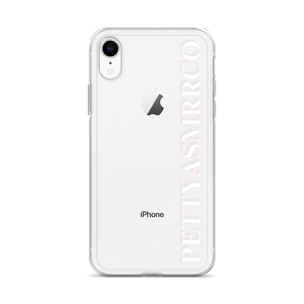 PettyASMRRCo Clear iPhone Case