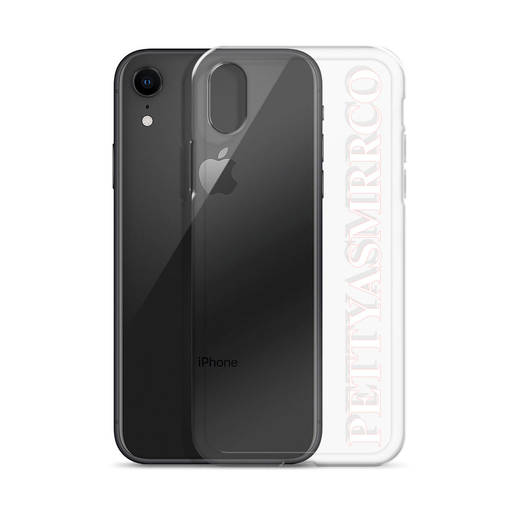 PettyASMRRCo Clear iPhone Case