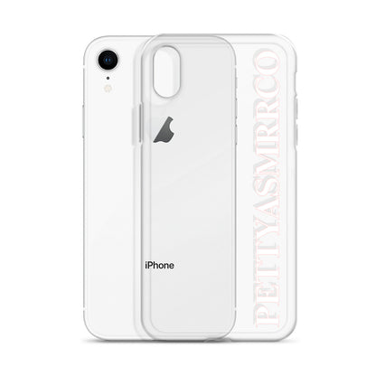 PettyASMRRCo Clear iPhone Case