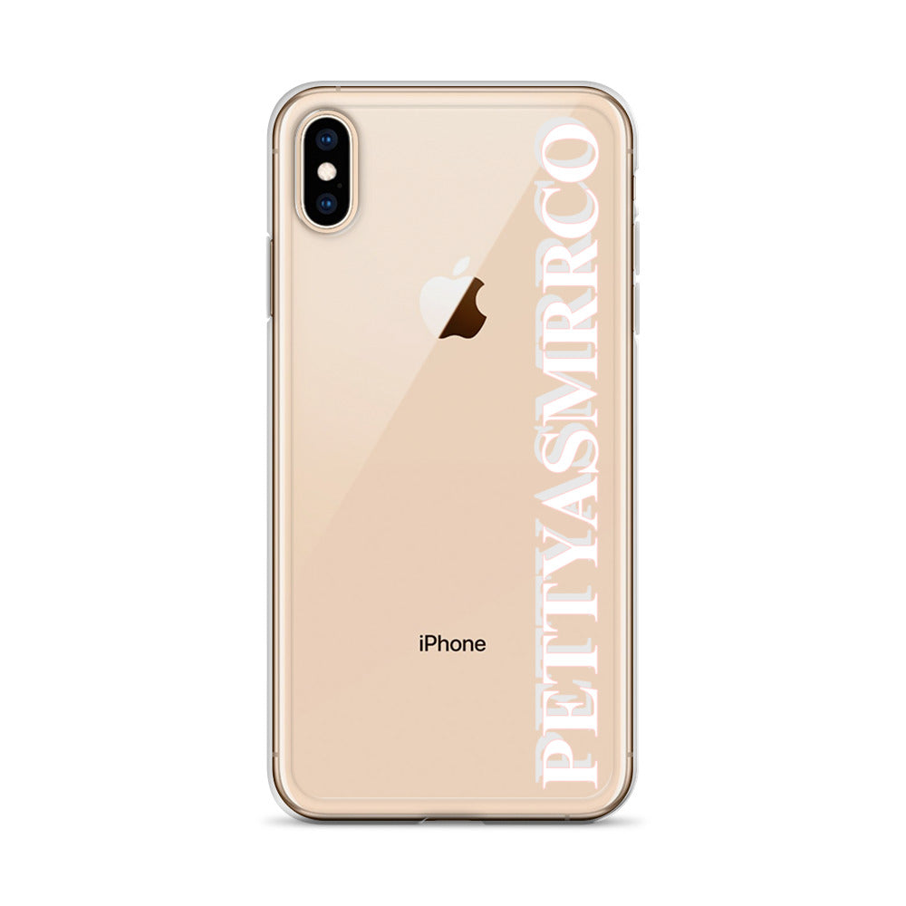 PettyASMRRCo Clear iPhone Case