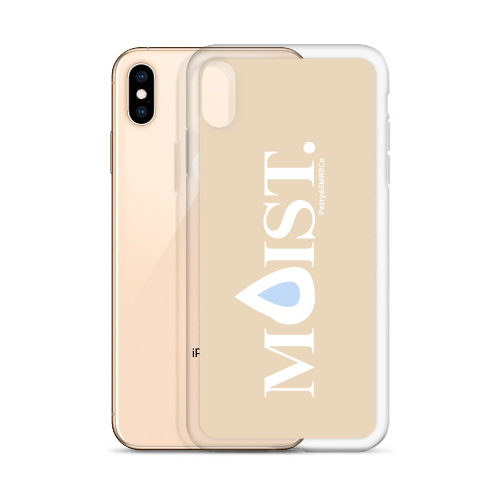 "Moist" Tan PettyASMRRCo iPhone Case